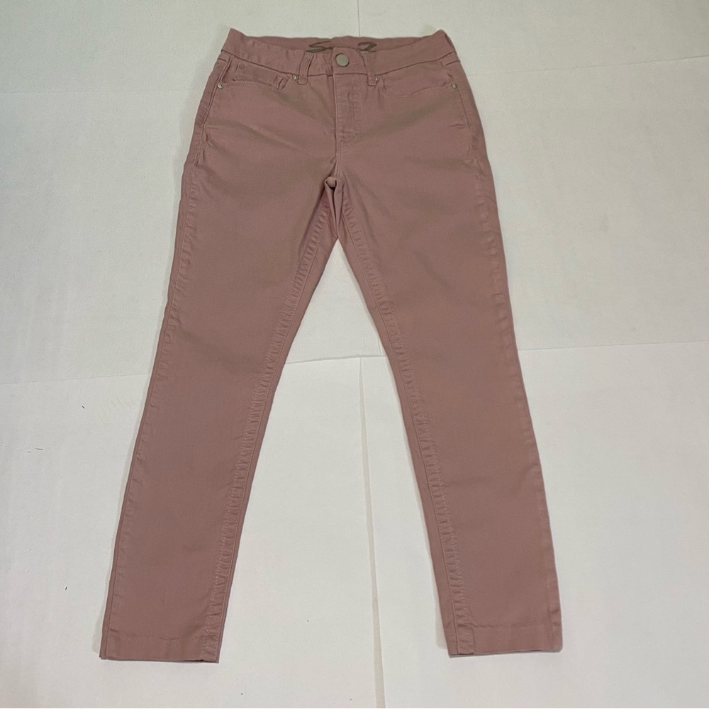Seven7 Pink Slim Fit Pants